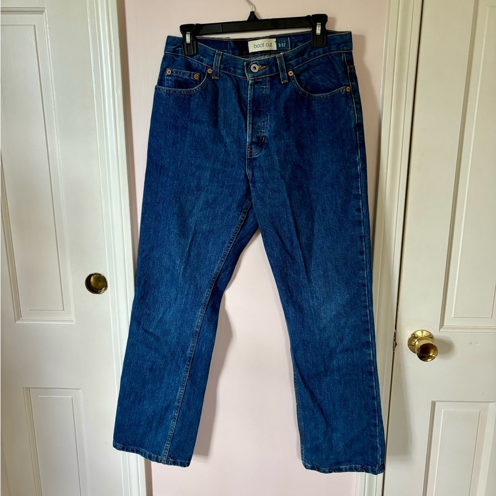 Gap boot cut button fly jeans